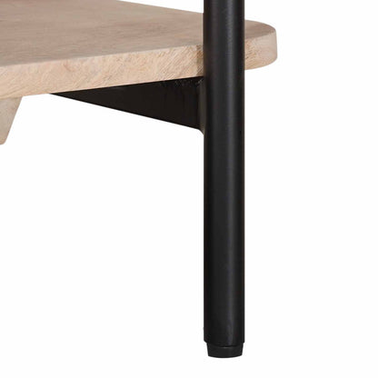 Tavolo da Caffè Fatto a Mano Bianco 85 x 45 x 50 cm | homemem39