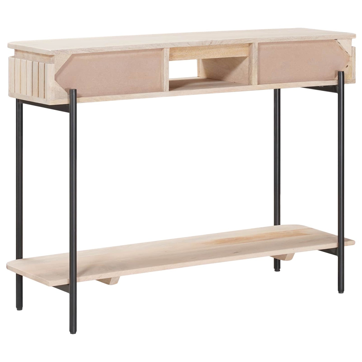Tavolino fatto a mano Bianco 100 x 30 x 76 cm | homemem39