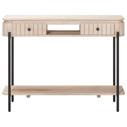 Tavolino fatto a mano Bianco 100 x 30 x 76 cm | homemem39