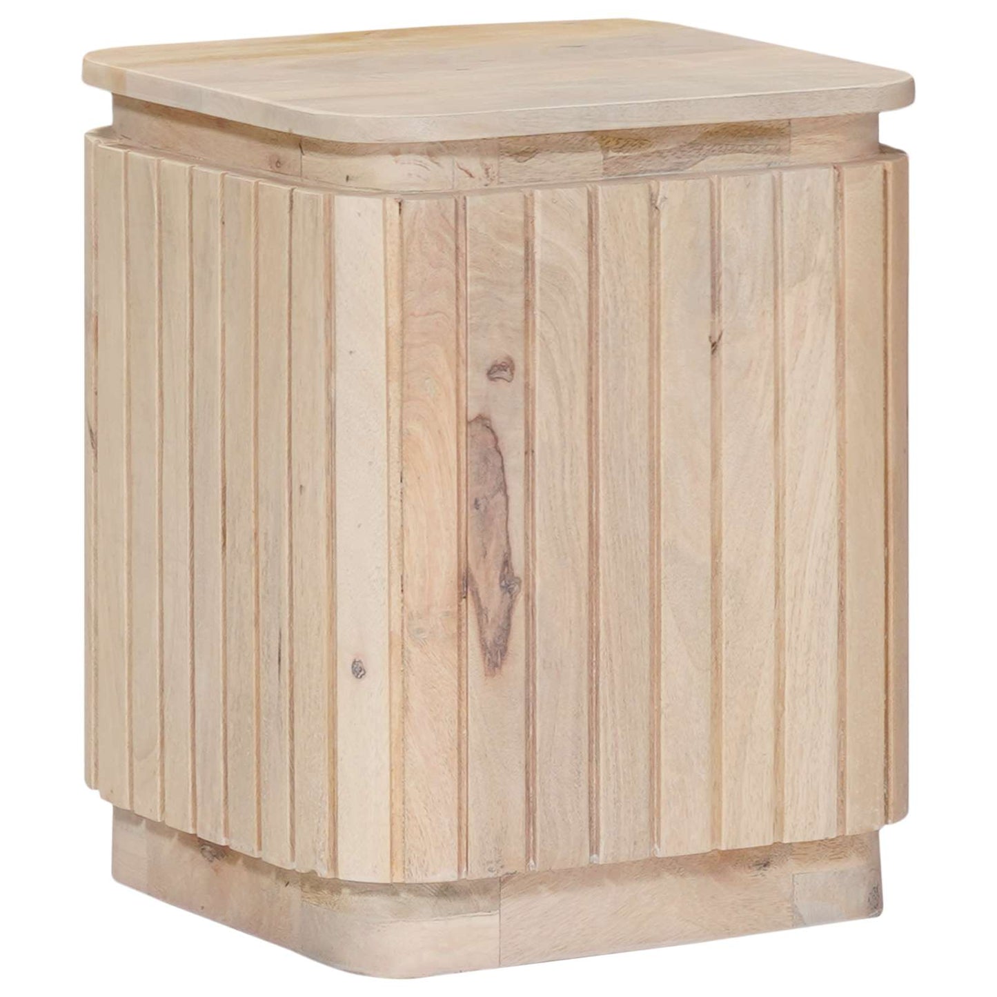 Set di Tavolini Fatti a Mano 2 pcs Bianco 45 x 45 x 45 cm