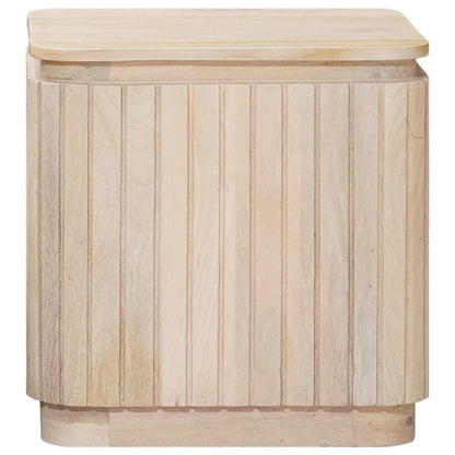 Set di Tavolini Fatti a Mano 2 pcs Bianco 45 x 45 x 45 cm