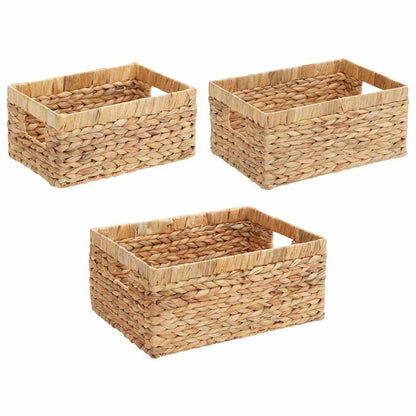 Cesti per Stoccaggio 3 pcs Naturale Giacinto d'acqua | homemem39