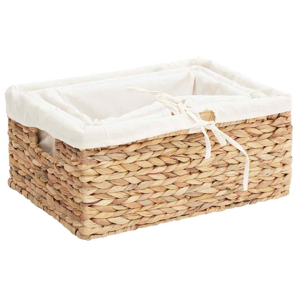 Cesti per Stoccaggio 3 pcs Naturale Giacinto d'acqua | homemem39