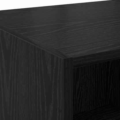 Credenza Rovere Nero 80 x 42,5 x 185 cm Legno multistrato