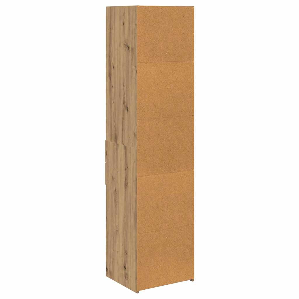 Credenza con cassetto Rovere artigianale 45 x 42,5 x 185 cm