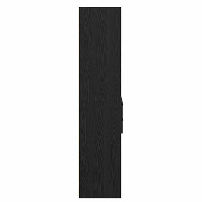 Credenza Rovere Nero 50 x 42,5 x 185 cm Legno multistrato