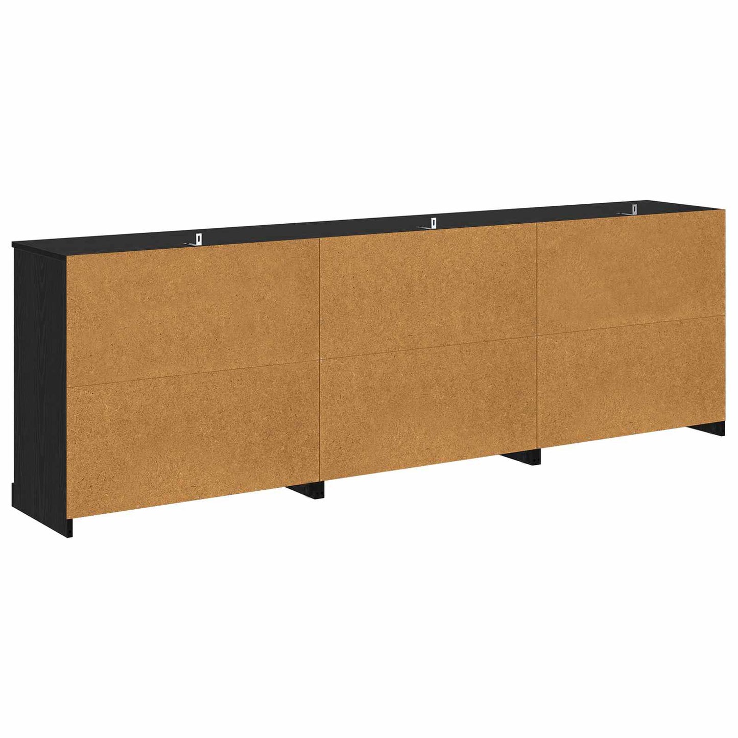Sideboards con cassetto 3 pcs Rovere Nero 210 x 35,5 x 67,5 cm | homemem39
