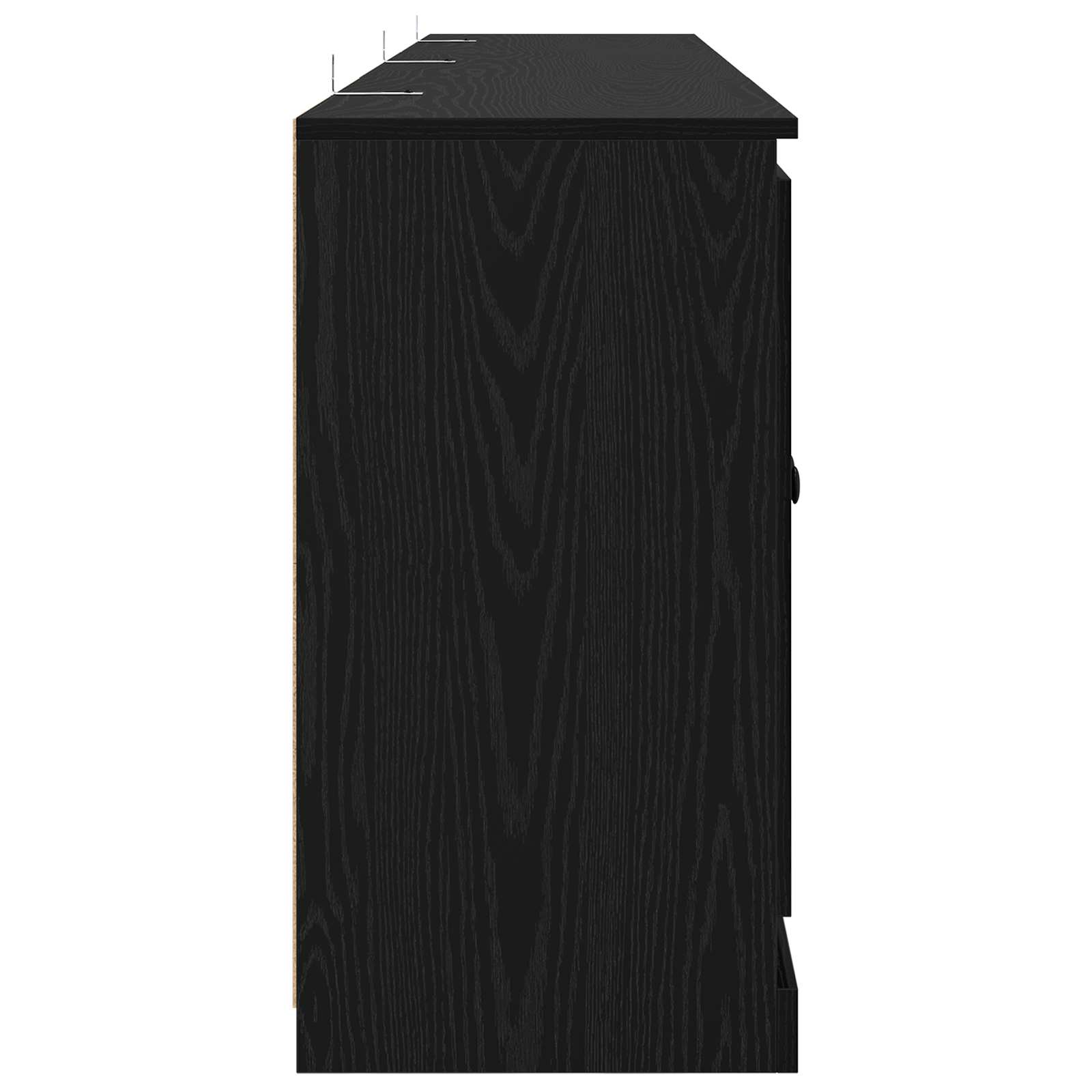 Sideboards con cassetto 3 pcs Rovere Nero 210 x 35,5 x 67,5 cm | homemem39
