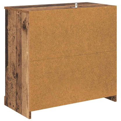 Sideboards con cassetto 2 pcs Legno vecchio 70 x 35,5 x 67,5 cm
