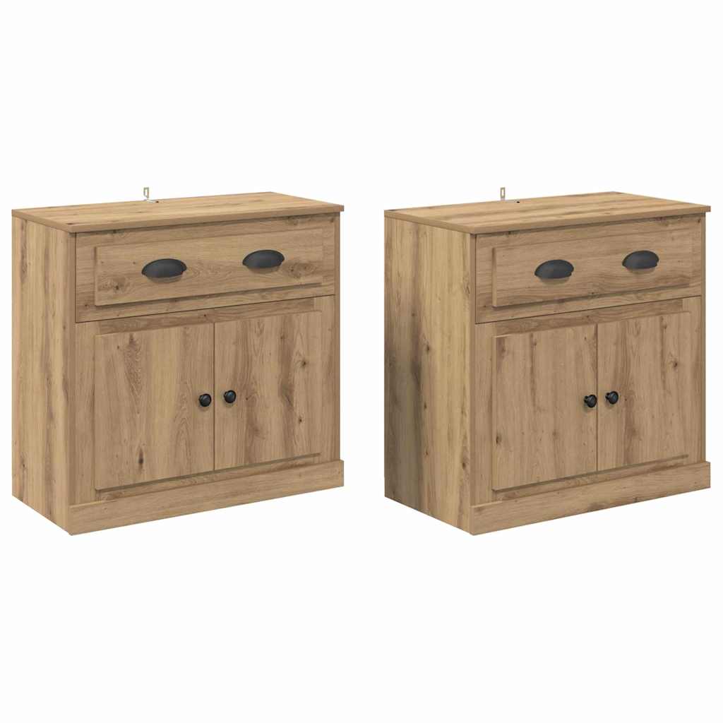 Sideboards 2 pcs Rovere artigianale 70 x 35,5 x 67,5 cm