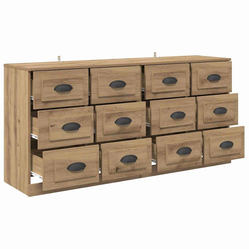 Sideboards 2 pcs Rovere artigianale 70 x 35,5 x 67,5 cm