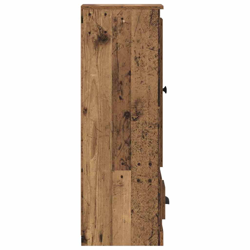 Credenza 3 pcs Legno vecchio 132 x 35,5 x 103,5 cm