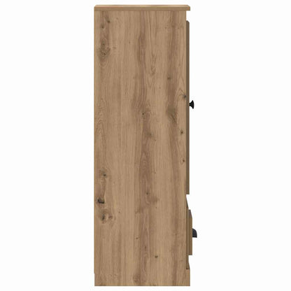 Credenza 3 pcs Rovere artigianale Legno multistrato