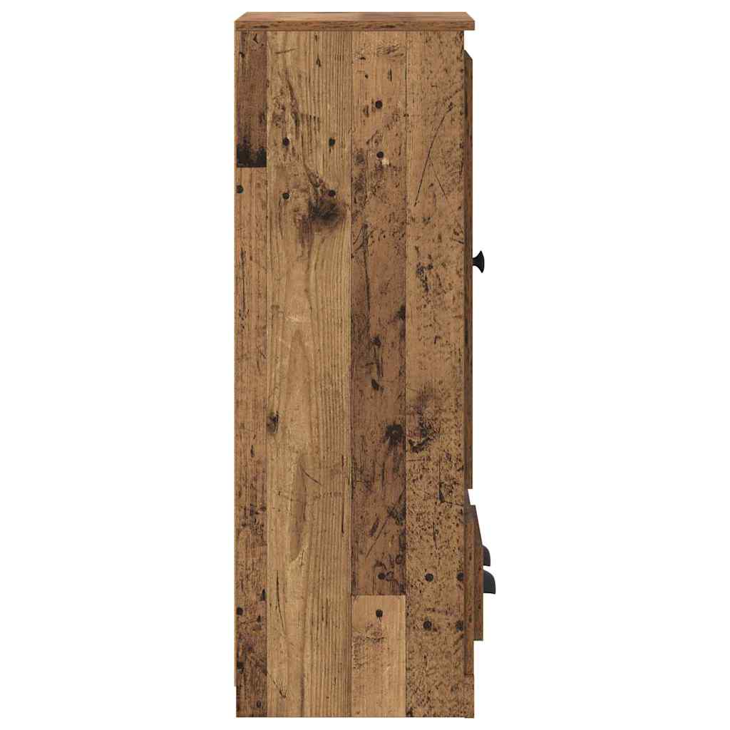 Credenza con cassetto 3 pcs Legno vecchio Legno multistrato