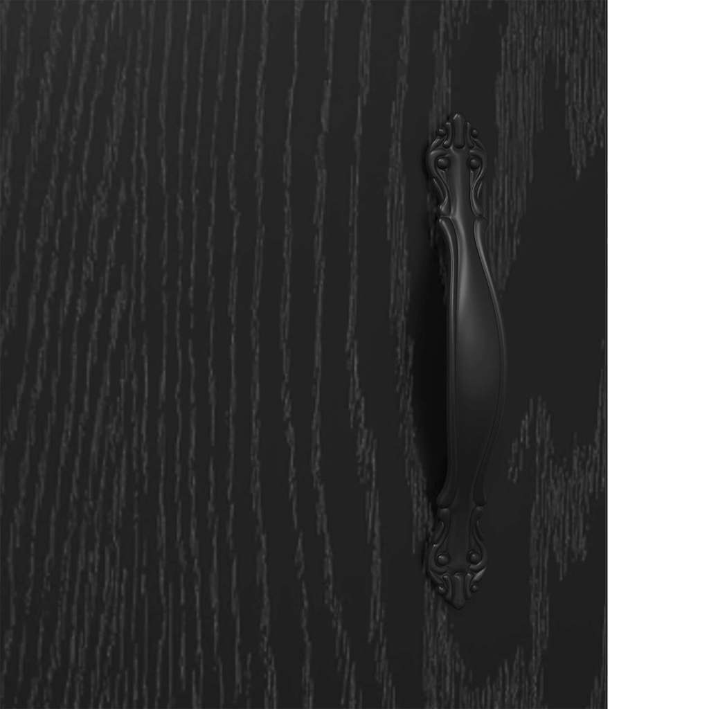 Armadi da Parete 2 pcs Rovere Nero 69,5 x 34 x 90 cm