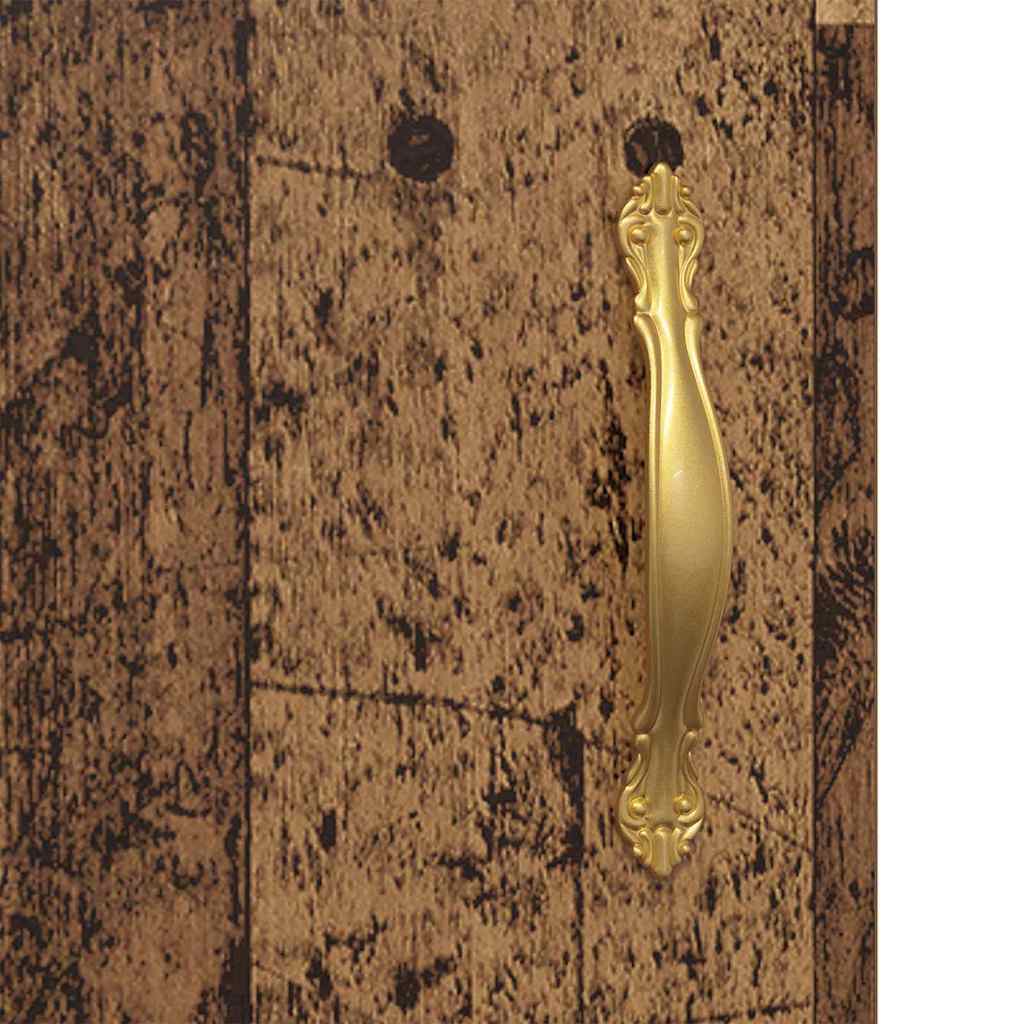 Mobile a muro 2 pcs Legno vecchio 69,5 x 34 x 90 cm | homemem39