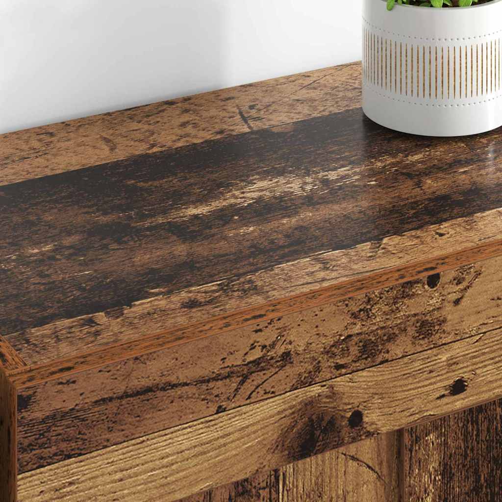 Mobile a muro 2 pcs Legno vecchio 69,5 x 34 x 90 cm