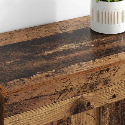 Mobile a muro 2 pcs Legno vecchio 69,5 x 34 x 90 cm