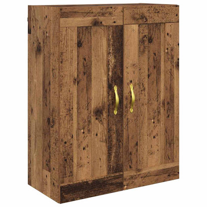 Mobile a muro 2 pcs Legno vecchio 69,5 x 34 x 90 cm