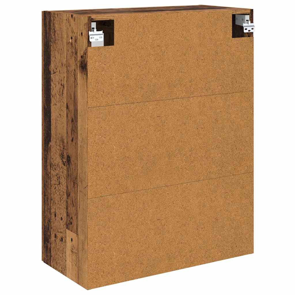 Mobile a muro 2 pcs Legno vecchio 69,5 x 34 x 90 cm