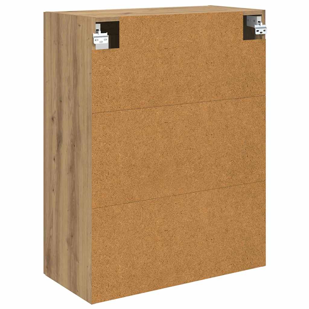 Mobile a muro 2 pcs Rovere artigianale 69,5 x 34 x 90 cm