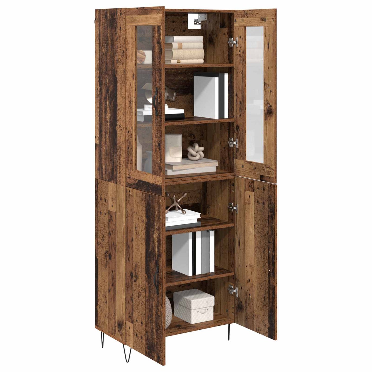 Credenza Legno vecchio 69,5 x 34 x 180 cm Legno multistrato