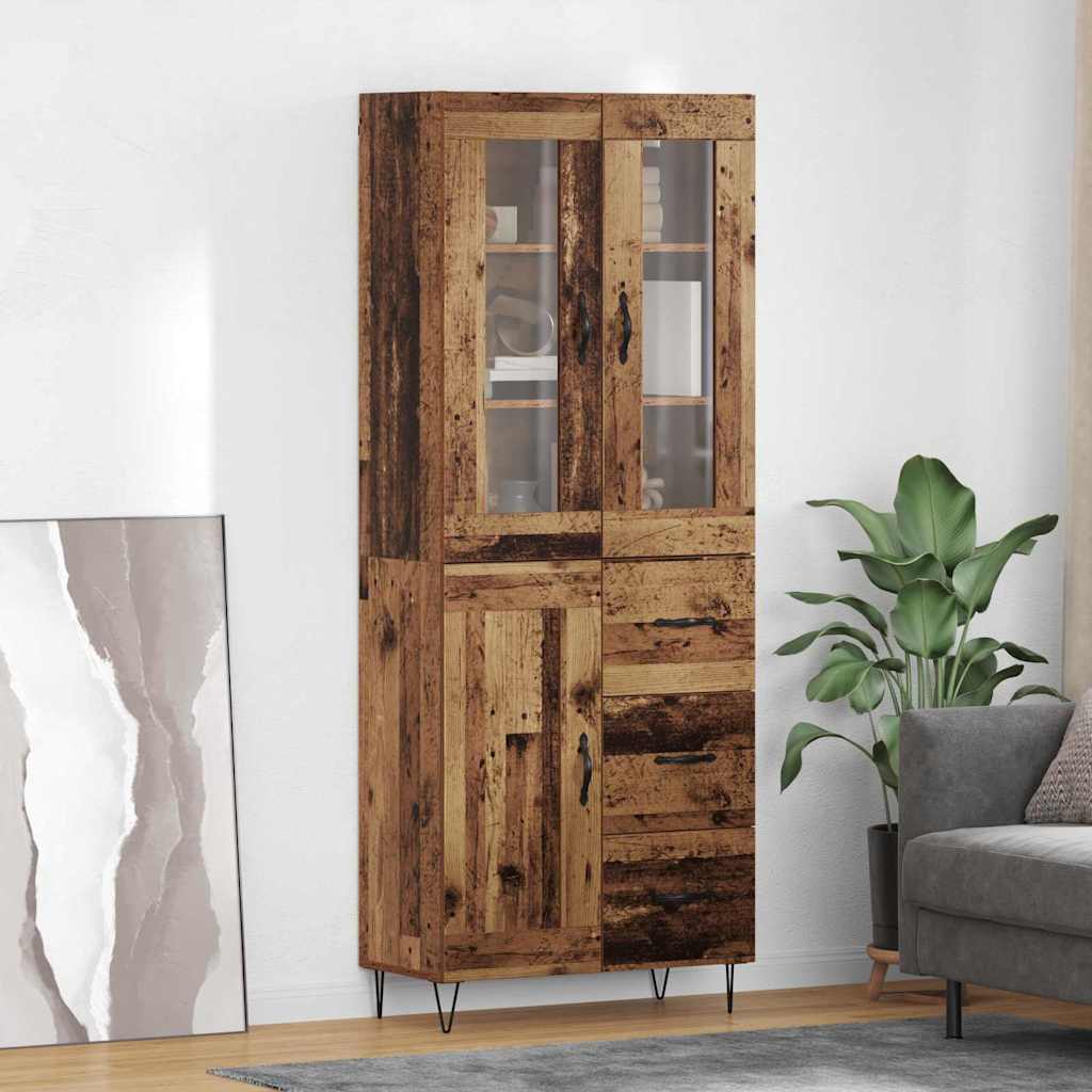 Credenza Legno vecchio 69,5 x 34 x 90 cm Legno multistrato