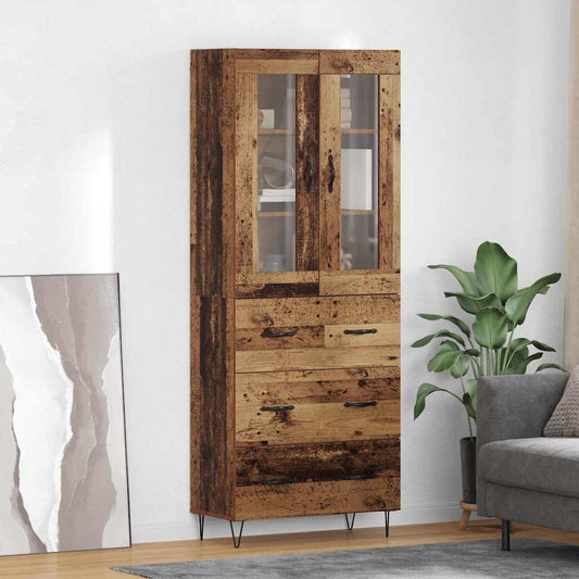 Credenza Legno vecchio 69,5 x 34 x 90 cm Legno multistrato