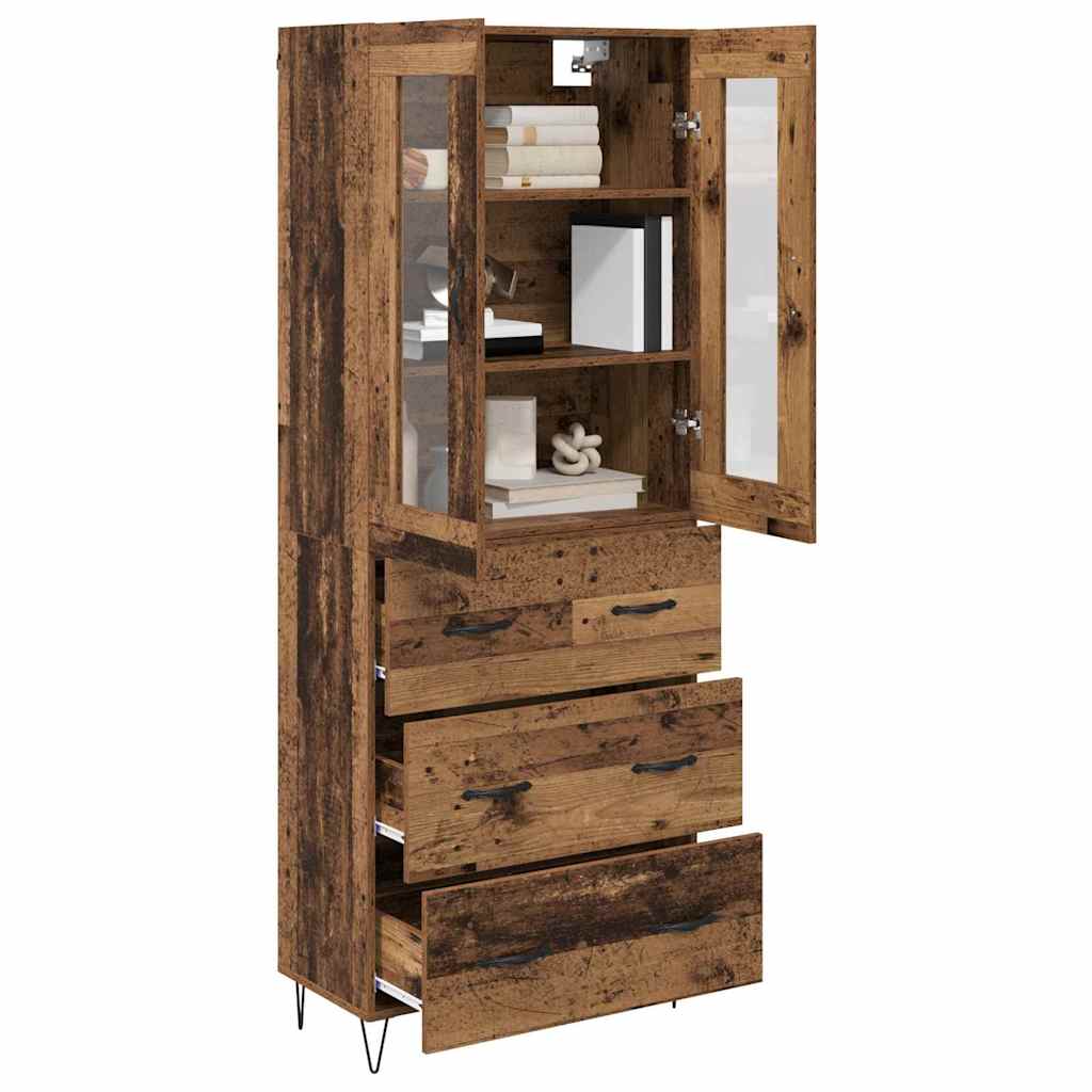 Credenza Legno vecchio 69,5 x 34 x 90 cm Legno multistrato