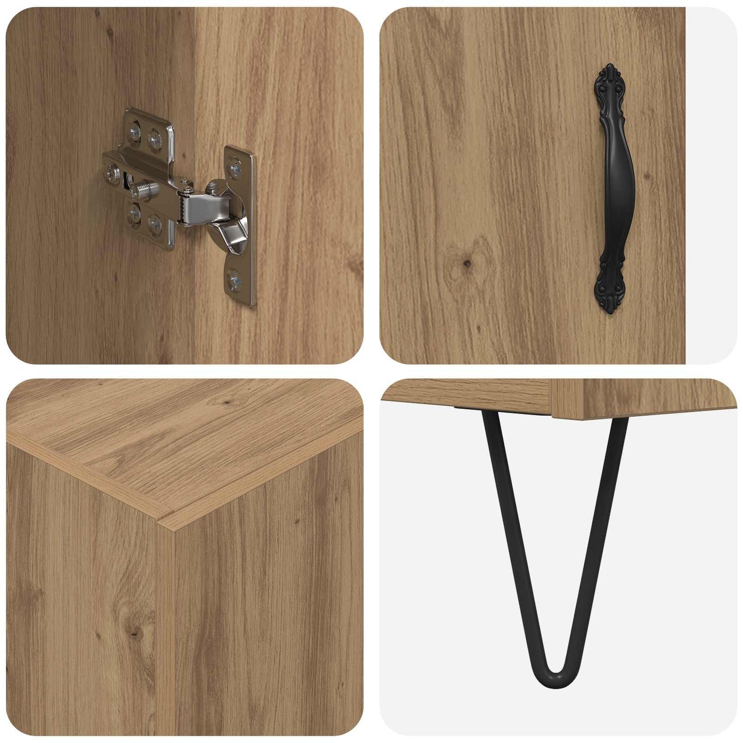 Credenza Rovere artigianale 69,5 x 34 x 180 cm