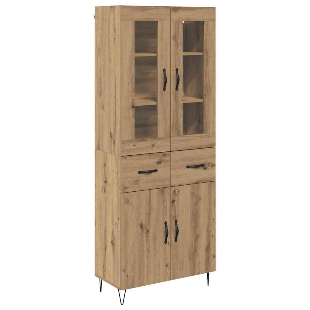 Credenza Rovere artigianale 69,5 x 34 x 90 cm Legno multistrato