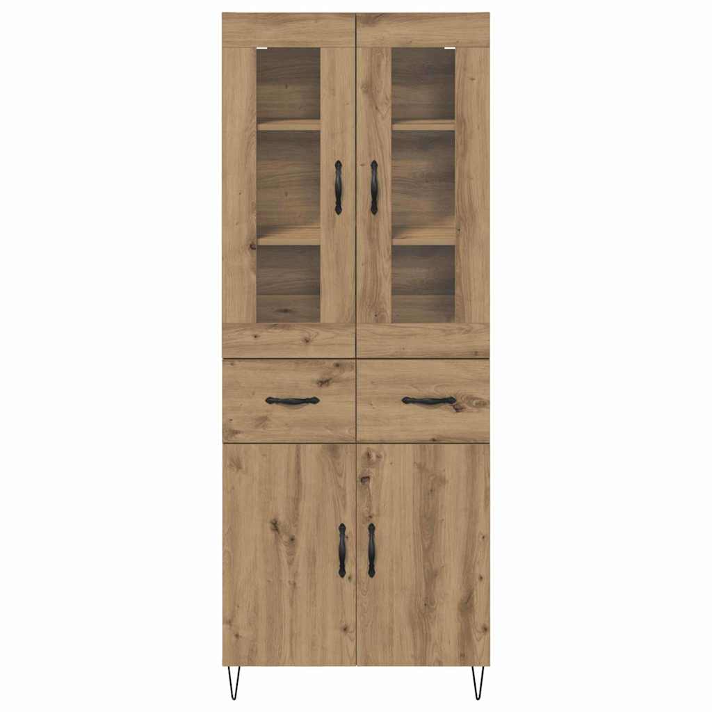 Credenza Rovere artigianale 69,5 x 34 x 90 cm Legno multistrato