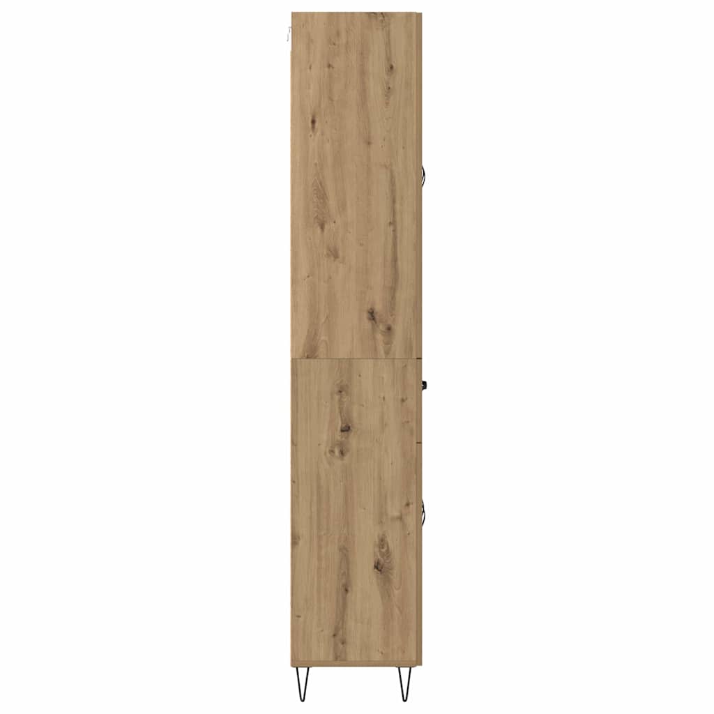 Credenza Rovere artigianale 69,5 x 34 x 90 cm Legno multistrato
