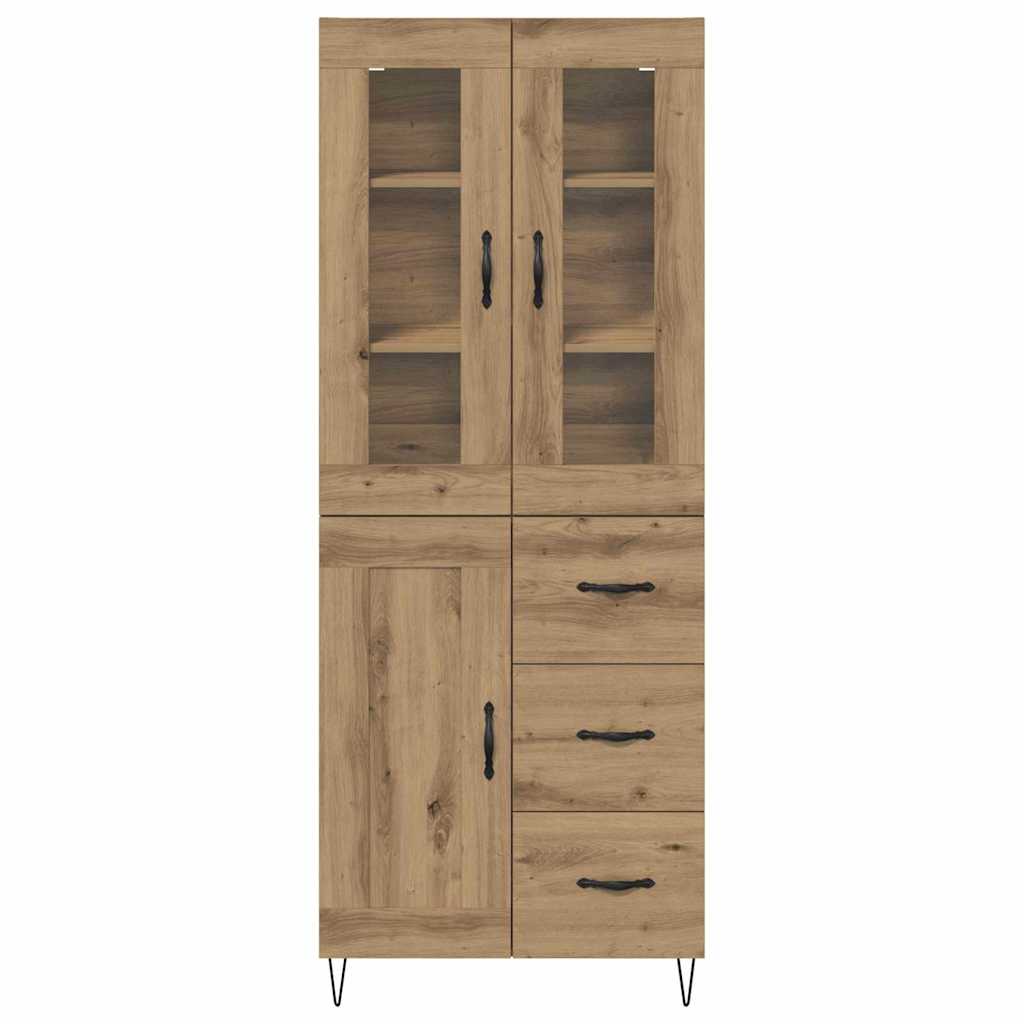 Credenza Rovere artigianale 69,5 x 34 x 90 cm Legno multistrato