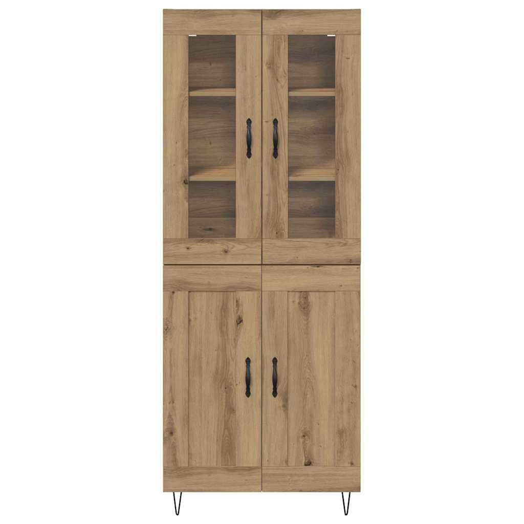 Credenza Rovere artigianale 69,5 x 34 x 90 cm Legno multistrato