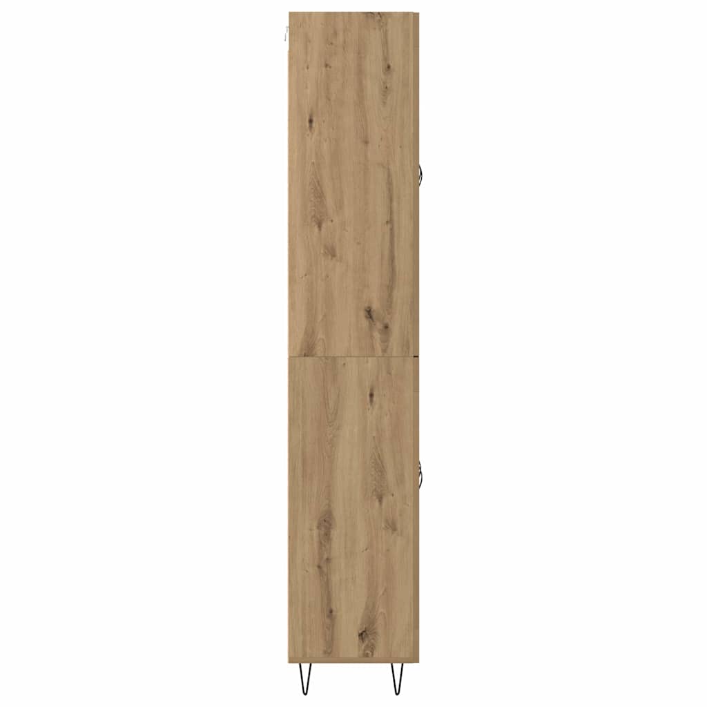 Credenza Rovere artigianale 69,5 x 34 x 90 cm Legno multistrato
