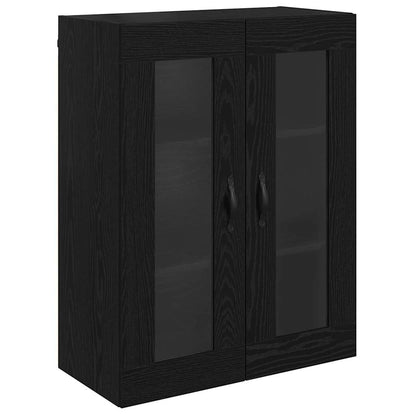 Credenza Rovere Nero 69,5 x 34 x 90 cm Legno multistrato