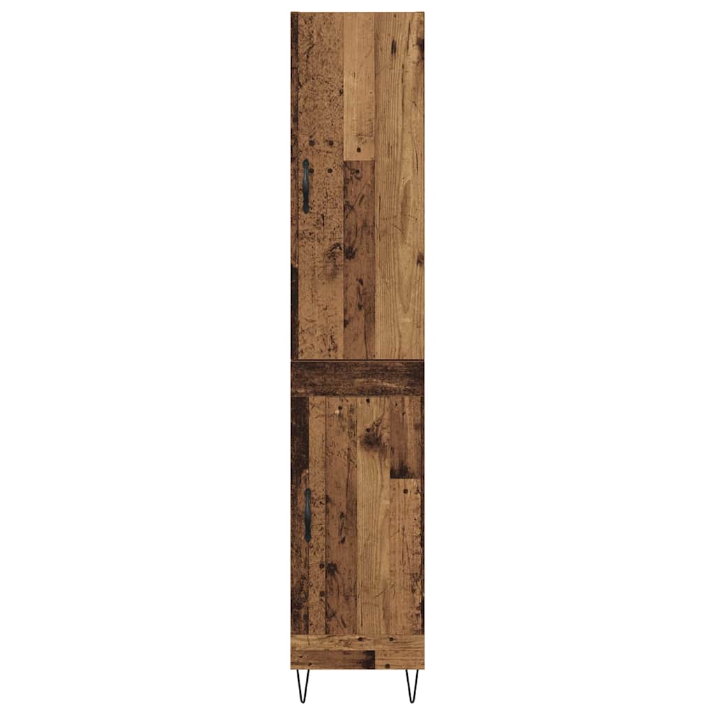 Credenza Legno vecchio 34,5 x 34 x 90 cm Legno multistrato