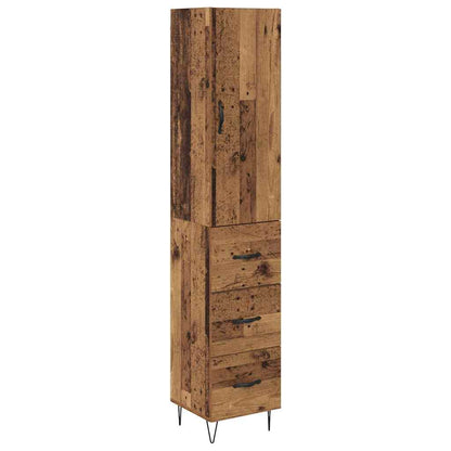 Credenza Legno vecchio 34,5 x 34 x 90 cm Legno multistrato