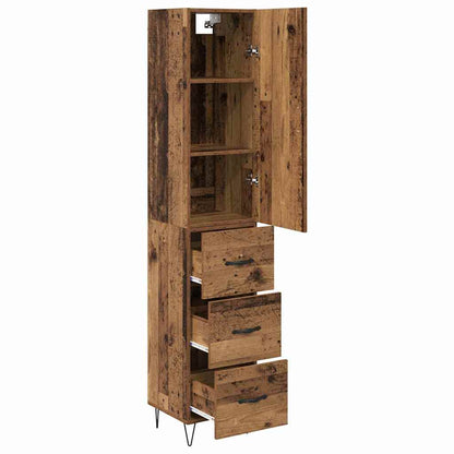 Credenza Legno vecchio 34,5 x 34 x 90 cm Legno multistrato