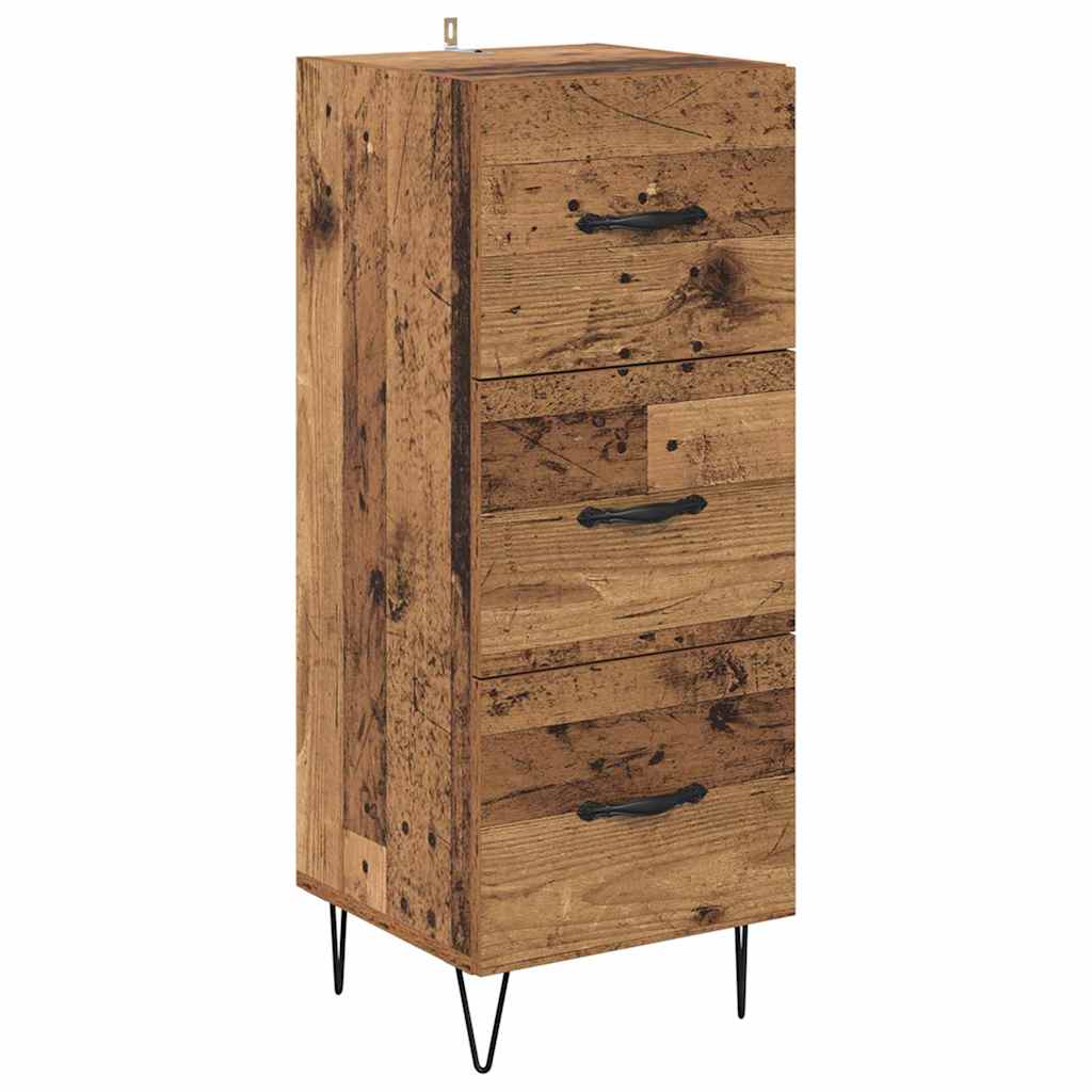 Credenza Legno vecchio 34,5 x 34 x 90 cm Legno multistrato