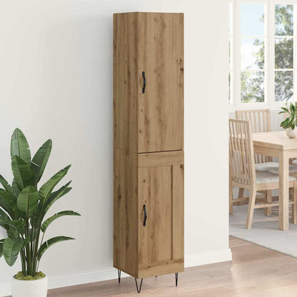 Credenza Rovere artigianale 34,5 x 34 x 90 cm Legno multistrato