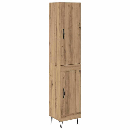 Credenza Rovere artigianale 34,5 x 34 x 90 cm Legno multistrato