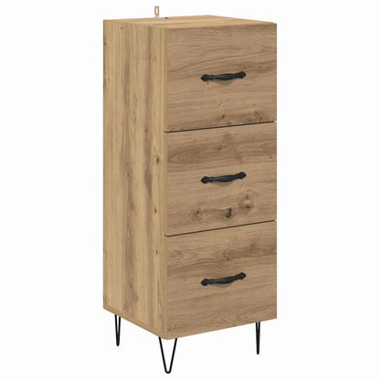 Credenza Rovere artigianale 34,5 x 34 x 90 cm Legno multistrato