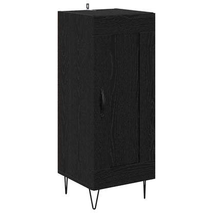 Credenza Rovere Nero 34,5 x 34 x 90 cm Legno multistrato