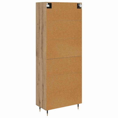 Credenza Rovere artigianale 69,5 x 34 x 90 cm Legno multistrato