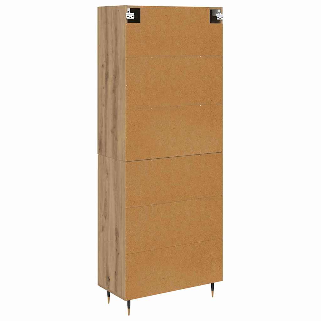 Credenza Rovere artigianale 69,5 x 34 x 90 cm Legno multistrato