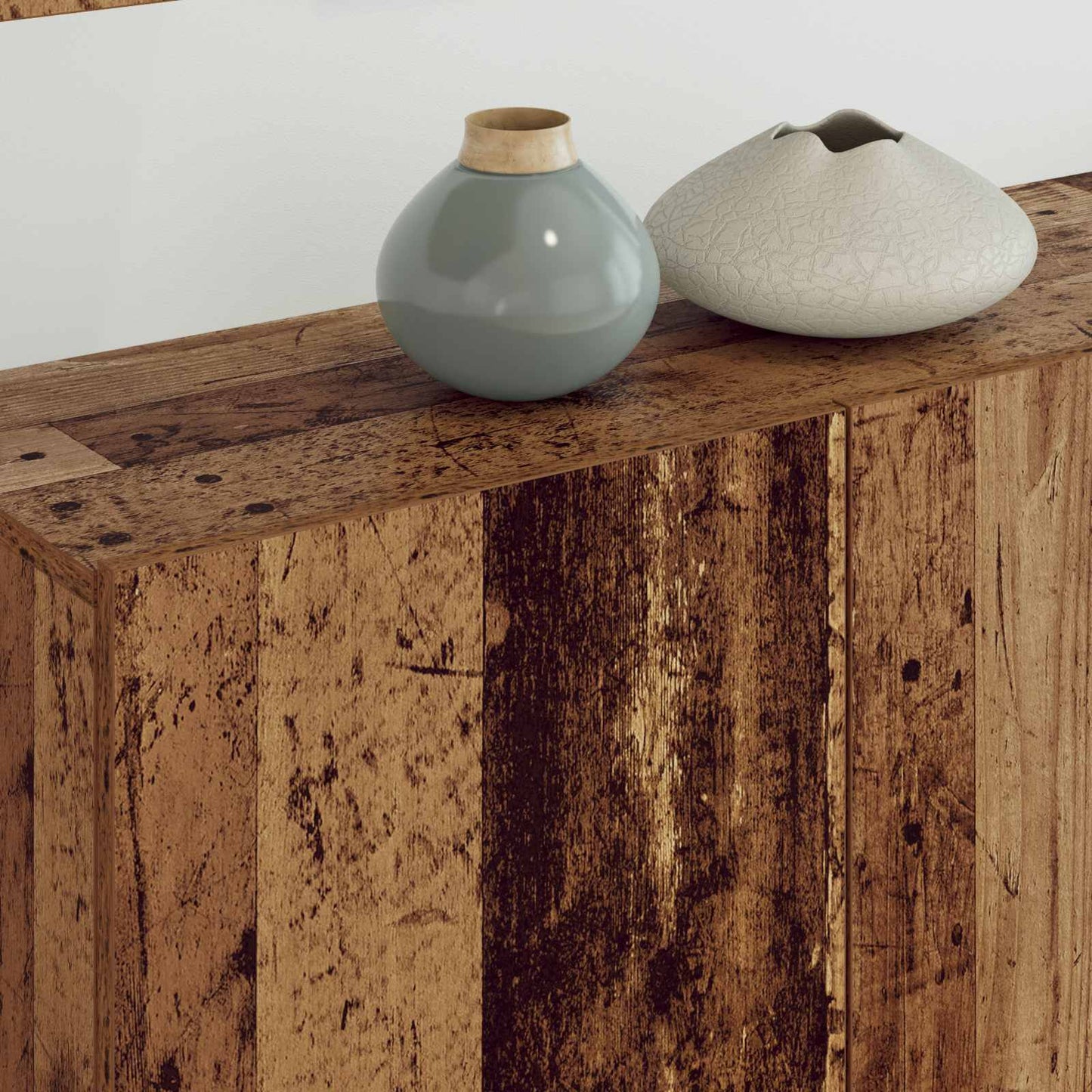 Unità TV da Parete 5 pcs Legno vecchio Legno multistrato