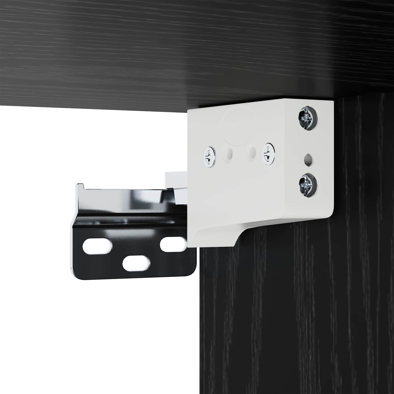 Unità TV da Parete 5 pz Rovere Nero Legno ingegnerizzato | homemem39