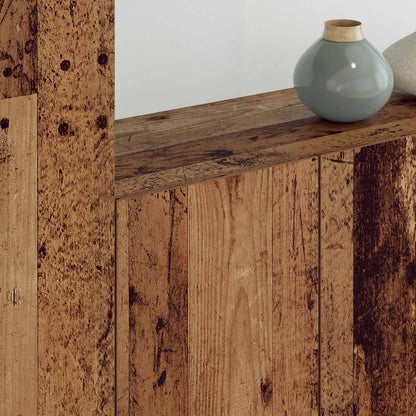 Unità TV da Parete 5 pcs Legno vecchio Legno multistrato